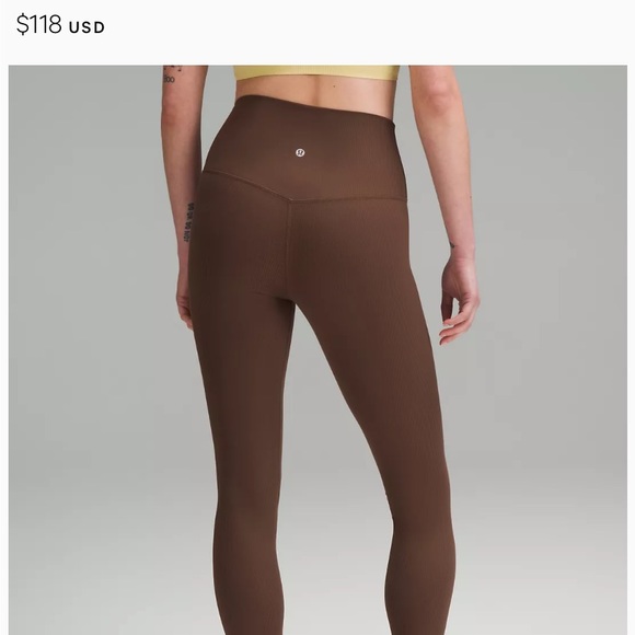 lululemon Align™ Ribbed High-Rise Pant 25" - Picture 3 of 6